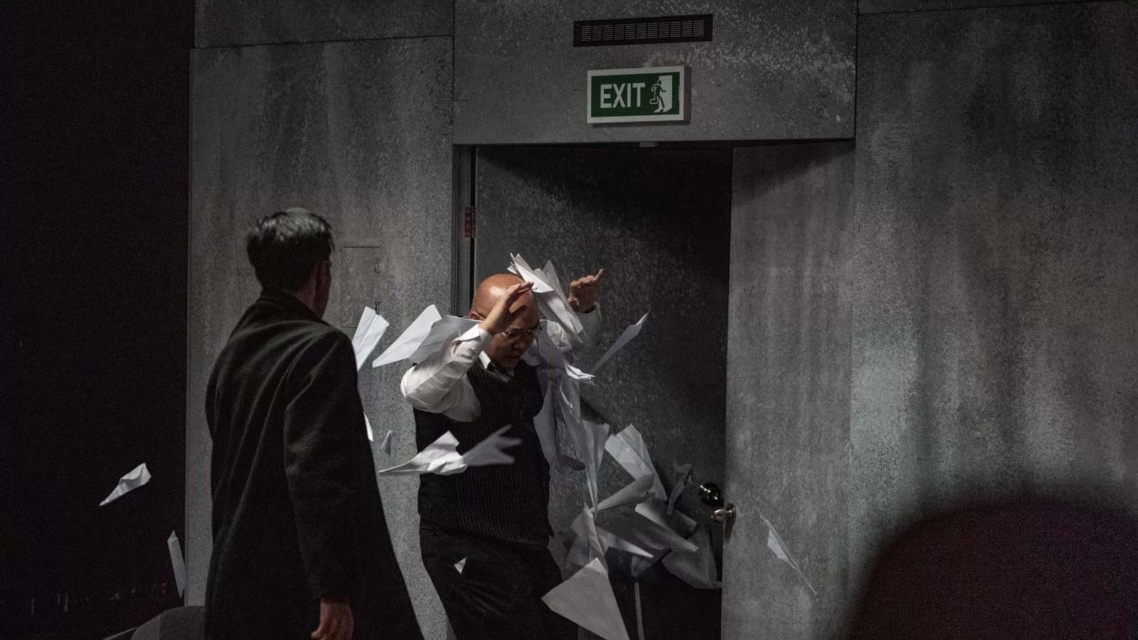 Omar Ali assaulted by paper airplanes in POLY